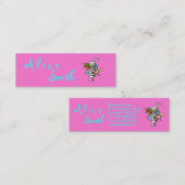 Rabbit Alice in Wonderland - Visitekaartjes (Voorkant / Achterkant)