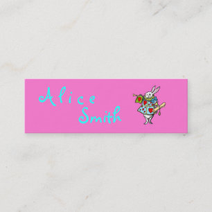 Rabbit Alice in Wonderland - Visitekaartjes