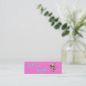 Rabbit Alice in Wonderland - Visitekaartjes (Staand voorkant)