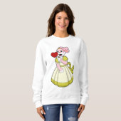 Rabbit als bruid met trouwjurk.PNG Trui (Voorkant volledig)