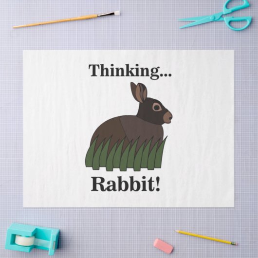 Rabbit Animal Bunny Tissuepapier (Craft)