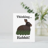 Rabbit Animal Cute Bunny Briefkaart (Staand voorkant)