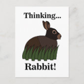 Rabbit Animal Cute Bunny Briefkaart (Voorkant)
