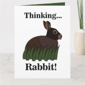 Rabbit Animal Cute Bunny Kaart (Voorkant)