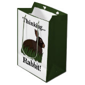 Rabbit Animal Cute Bunny Medium Cadeauzakje (Voorkant Gekanteld)