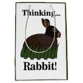 Rabbit Animal Cute Bunny Medium Cadeauzakje (Voorkant)