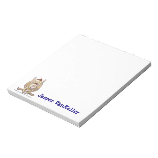 Rabbit Animal Parade Personalized Note Pad Notitieblok (Linkerzijde)