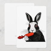 Rabbit Art Kaart (Voorkant / Achterkant)