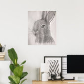 Rabbit Art Prints, Posters (Thuiskantoor)