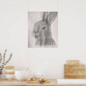 Rabbit Art Prints, Posters (Keuken)