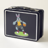 Rabbit as Basketball player with Basketball (Achterkant)