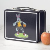 Rabbit as Basketball player with Basketball (In situ)