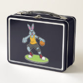 Rabbit as Basketball player with Basketball (Voorkant)