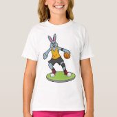 Rabbit as Basketball player with Basketball T-shirt (Voorkant)