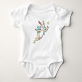 Rabbit as Fairy with Magic wand Romper (Voorkant)