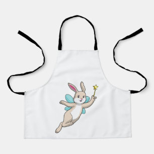 Rabbit as Fairy with Magic wand Schort
