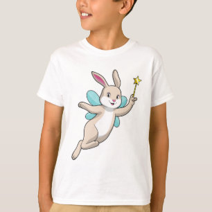 Rabbit as Fairy with Magic wand T-shirt