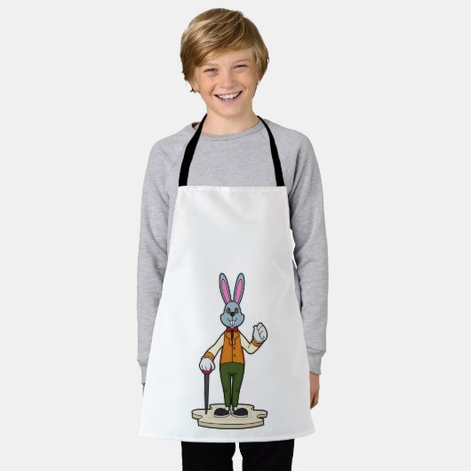 Rabbit as Gentleman with Cane Schort (Gedragen)