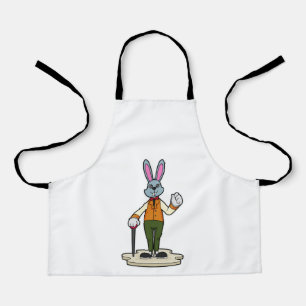 Rabbit as Gentleman with Cane Schort