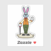 Rabbit as Gentleman with Cane Sticker (Vel)