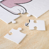 Rabbit as Hiker with Bag Legpuzzel (Zijkant)