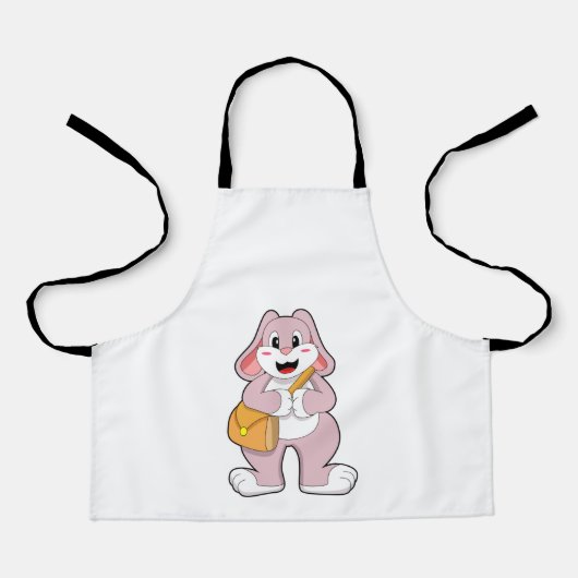 Rabbit as Hiker with Bag Schort (Voorkant)