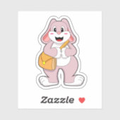 Rabbit as Hiker with Bag Sticker (Vel)