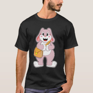 Rabbit as Hiker with Bag T-shirt