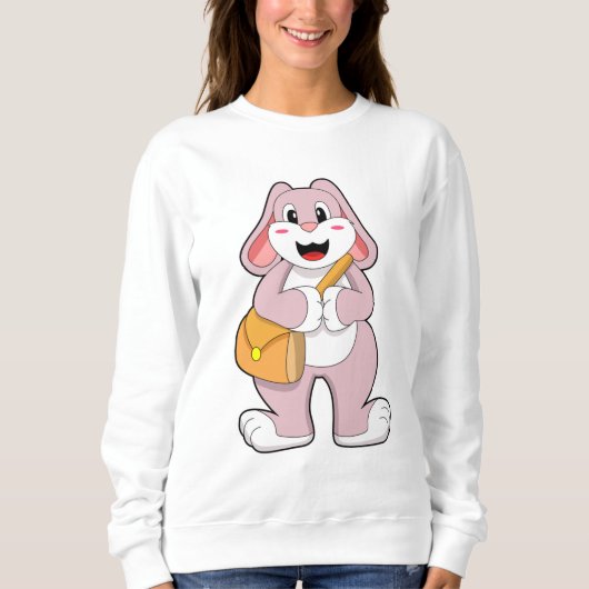 Rabbit as Hiker with Bag Trui (Voorkant)
