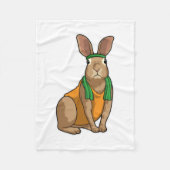 Rabbit as Runner with Towel Fleece Deken (Voorkant)