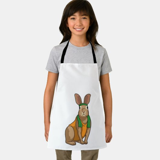 Rabbit as Runner with Towel Schort (Insitu)