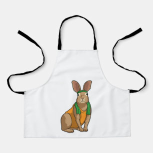 Rabbit as Runner with Towel Schort