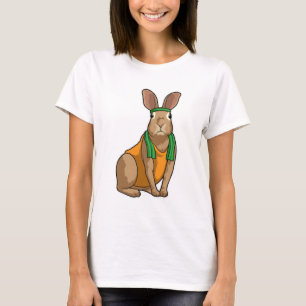 Rabbit as Runner with Towel T-shirt