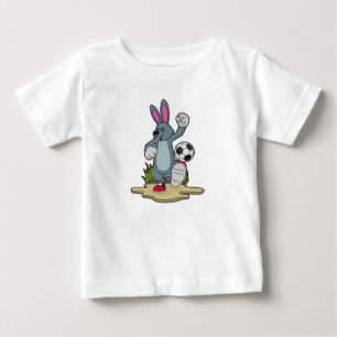 Rabbit as Soccer player with Soccer