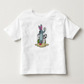 Rabbit as Soccer player with Soccer Kinder Shirts (Voorkant)