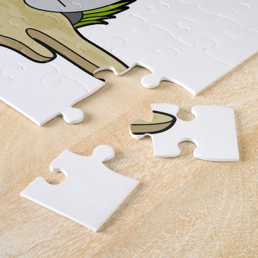 Rabbit as Soccer player with Soccer Legpuzzel (Zijkant)