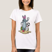 Rabbit as Soccer player with Soccer T-shirt (Voorkant)