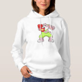 Rabbit at Boxing with Boxing gloves Hoodie (Voorkant)