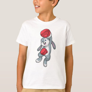 Rabbit at Boxing with Boxing gloves T-shirt