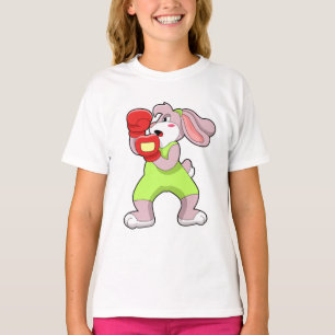 Rabbit at Boxing with Boxing gloves T-shirt