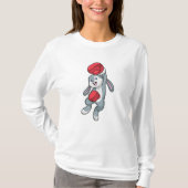 Rabbit at Boxing with Boxing gloves T-shirt (Voorkant)