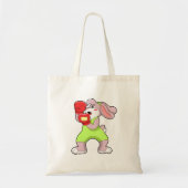 Rabbit at Boxing with Boxing gloves Tote Bag (Voorkant)