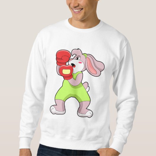 Rabbit at Boxing with Boxing gloves Trui (Voorkant)