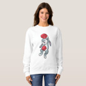 Rabbit at Boxing with Boxing gloves Trui (Voorkant volledig)