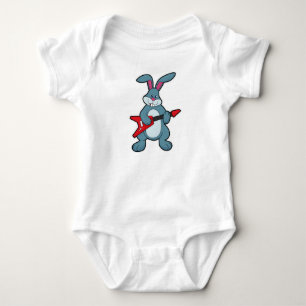 Rabbit at Music with Guitar Romper