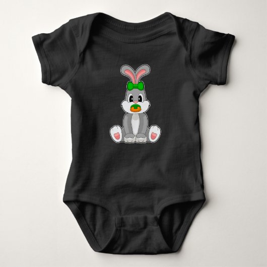 Rabbit Baby Pacifier Romper (Voorkant)