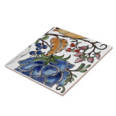 Rabbit Bird Jacobean Floral Tile Mural 8pc R Row2 Tegeltje (Zijkant)