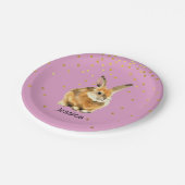 Rabbit Birthday Party Paper Bord (Gekanteld)