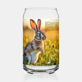 Rabbit Blikvorm Glas