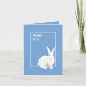 Rabbit Blue Bedankt voor je briefkaart (Voorkant)